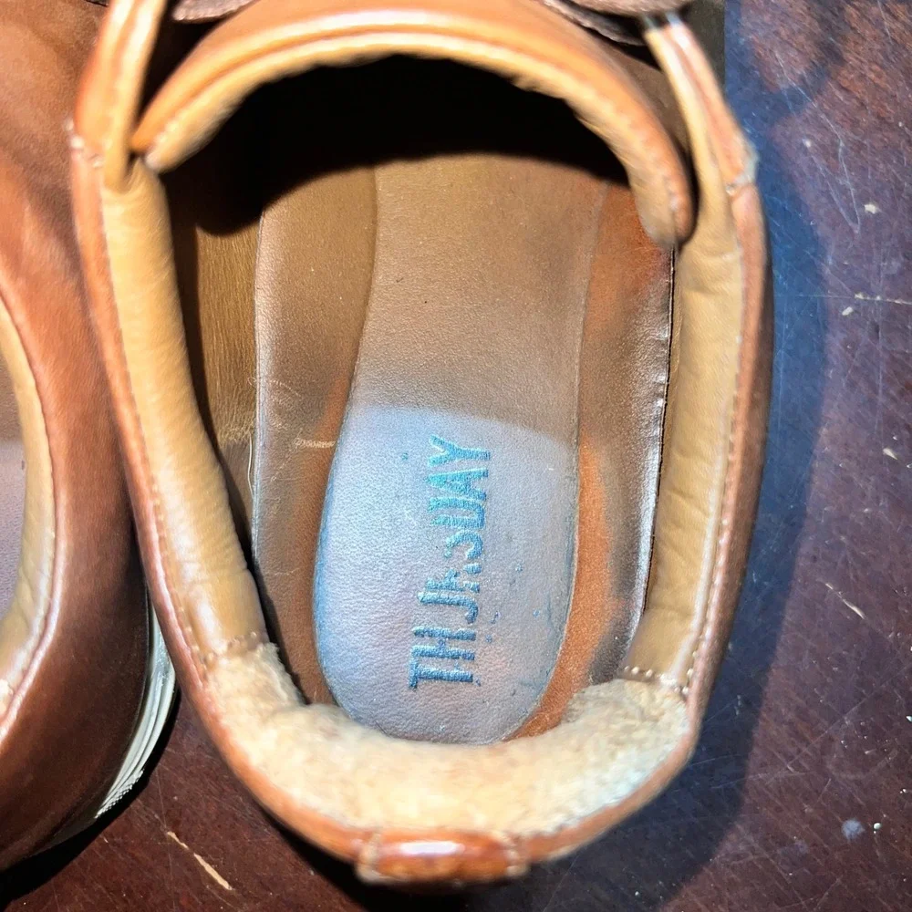 Thursday Boot Company Premier Low Top Toffee Leather Sneakers Mens 9.5 Wide